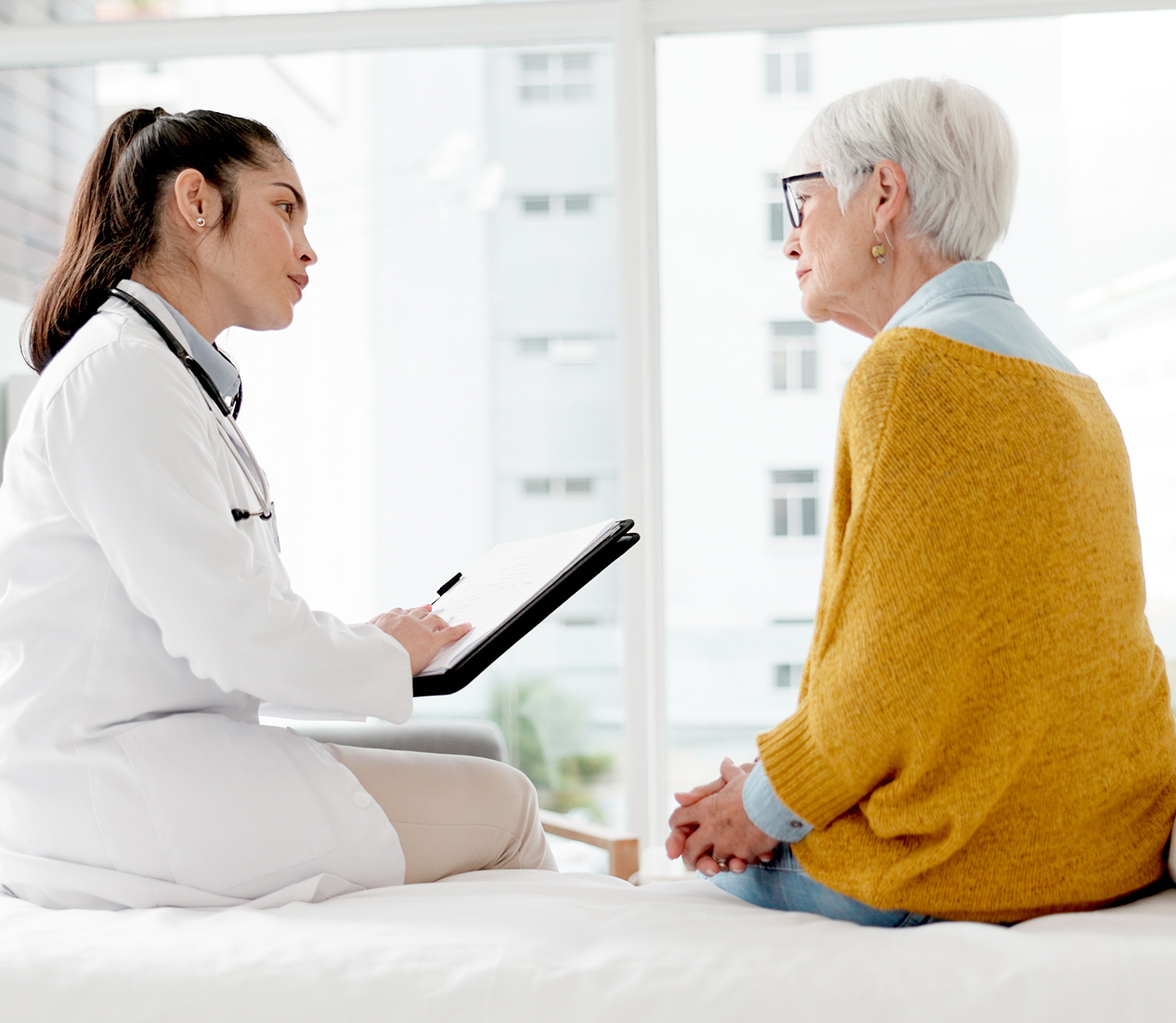 Vertrauensvolles medizinisches Gespräch