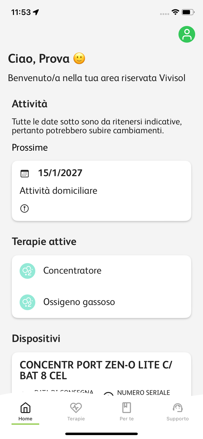 Schermata Home iPhone